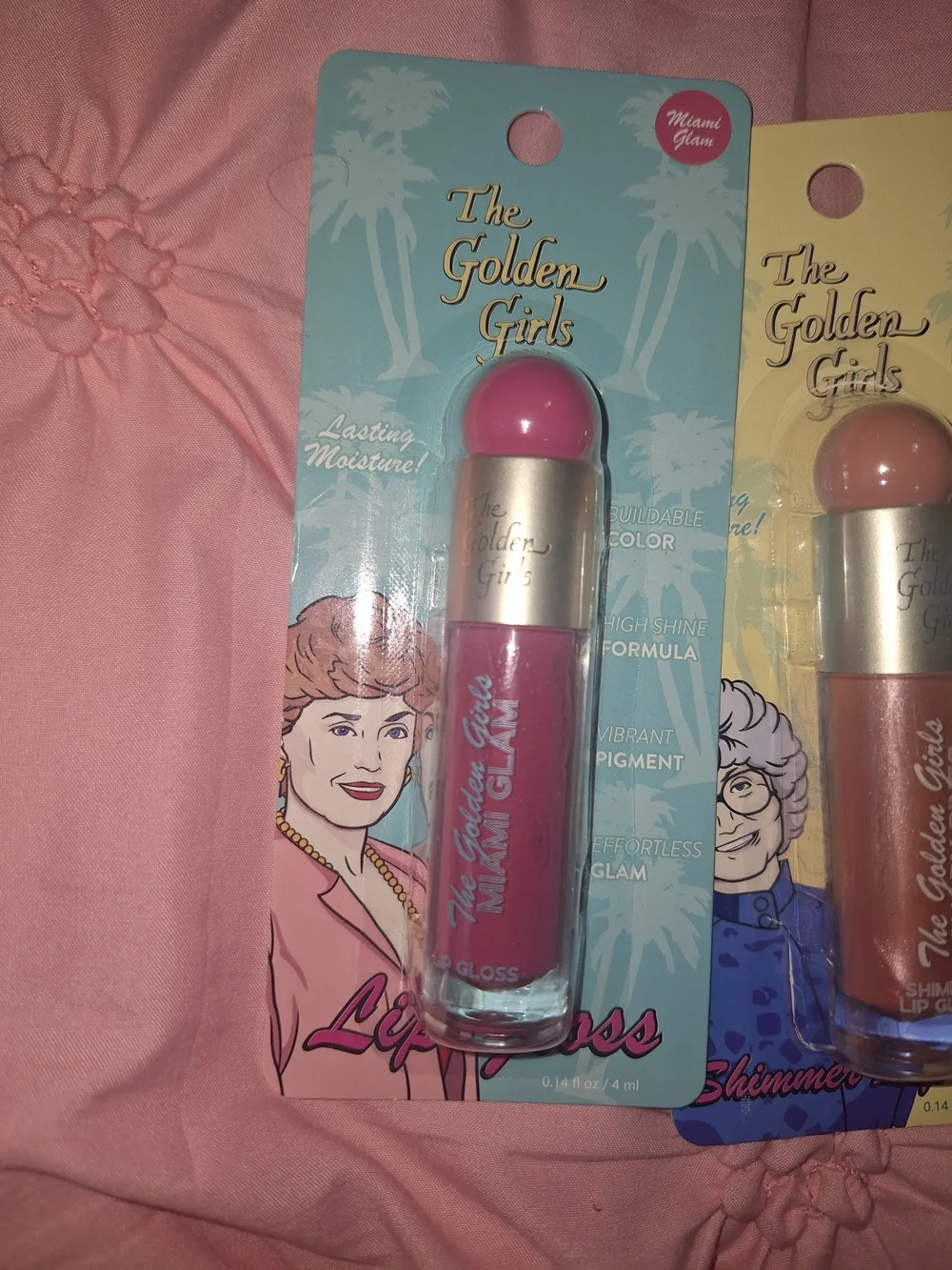 Shimmer Lip Gloss — Pink, Peach & Lilac Shades